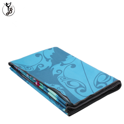 OEM photo sublimation printed microfiber organic yoga mat towel