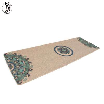 Eco friendly jute mat/jute hemp yoga mat/jute rubber yoga mat