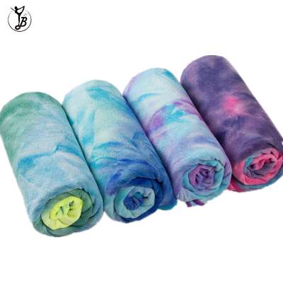 Hot yoga mat towel microfiber anti slip non-slip