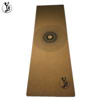 2018 durable eco-friendly cork yoga mat